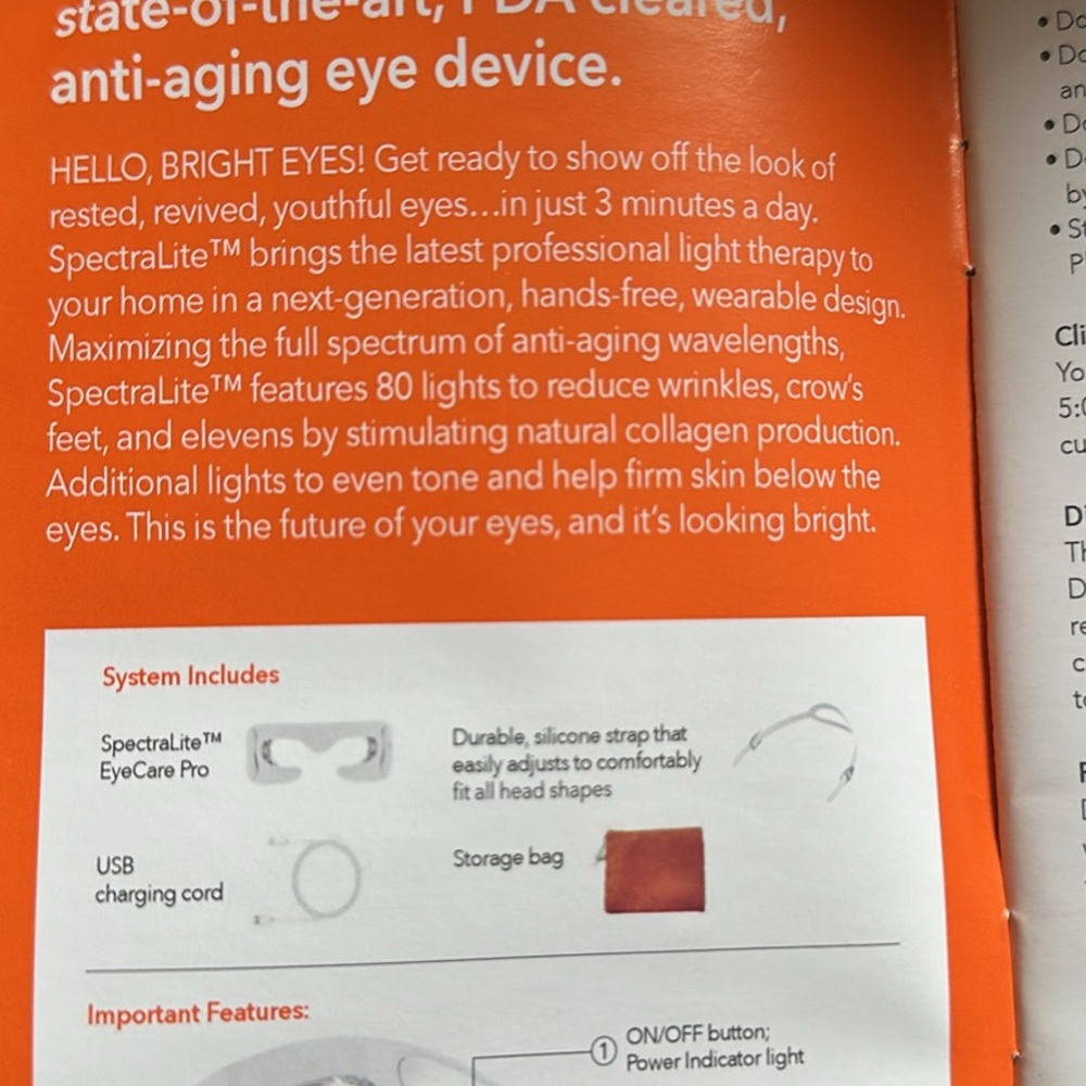 LED Light Mask - Red - Picture 2 of 4